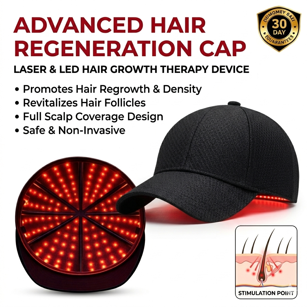 🧔Last Day:63% off 🔥Red Light Therapy Regrowth Cap