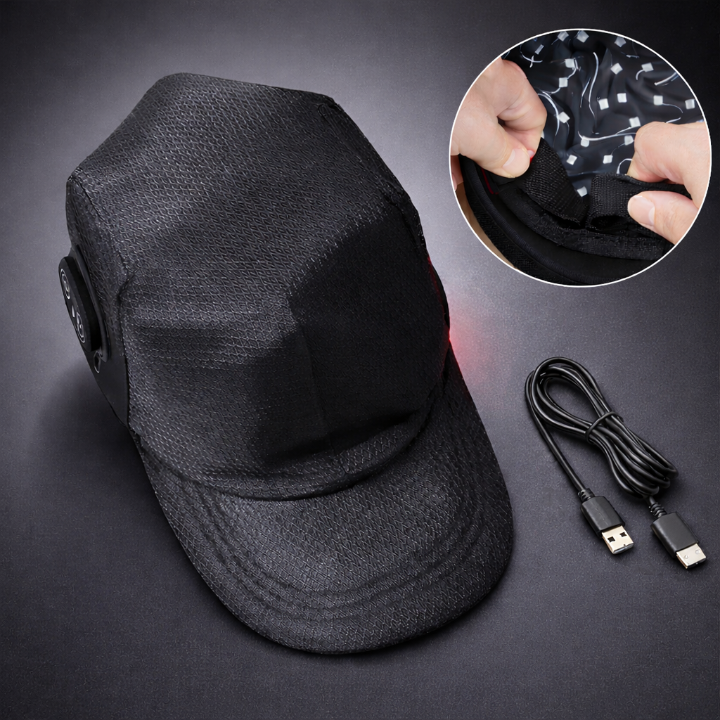 🧔Last Day:63% off 🔥Red Light Therapy Regrowth Cap