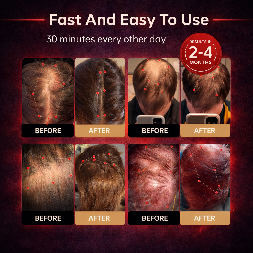 🧔Last Day:63% off 🔥Red Light Therapy Regrowth Cap